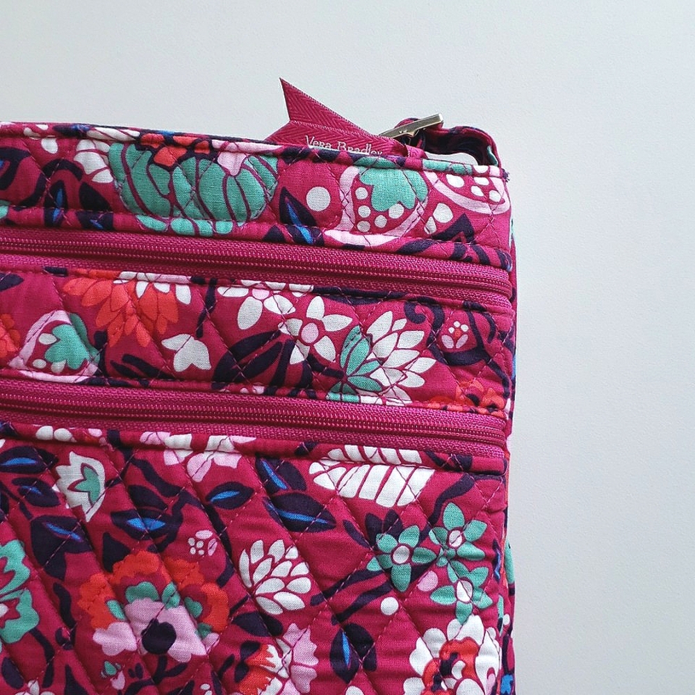 Vera Bradley Triple Zip Hipster Crossbody Bag - Picture 3 of 16